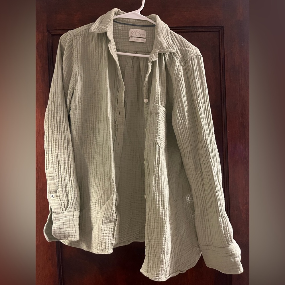 J. Crew linen 100% cotton button down